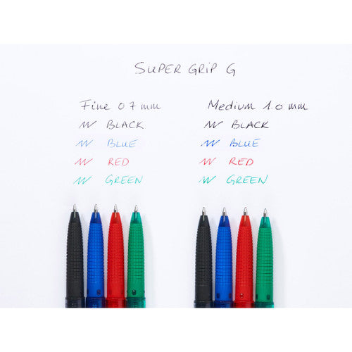 Pilot Super Grip G Retractable Ballpoint Pen Medium Pink Box of 12