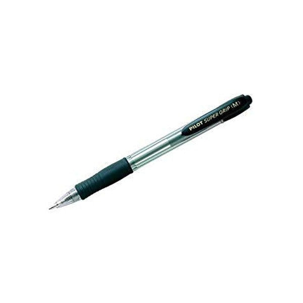Pilot Super Grip Retractable Ballpoint Pen Medium Black Box of 12
