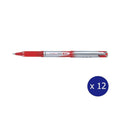 Pilot V-Ball Grip Rollerball Pen 0.7mm Red Box of 12