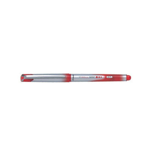 Pilot V-Ball Grip Rollerball Pen 0.7mm Red Box of 12