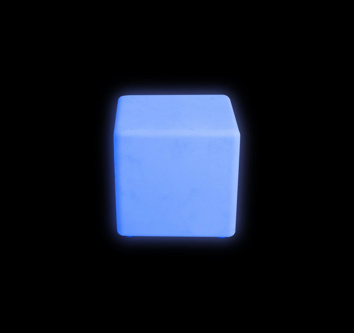 Colour Changing LED Stool 40cm Rechargeable with Remote