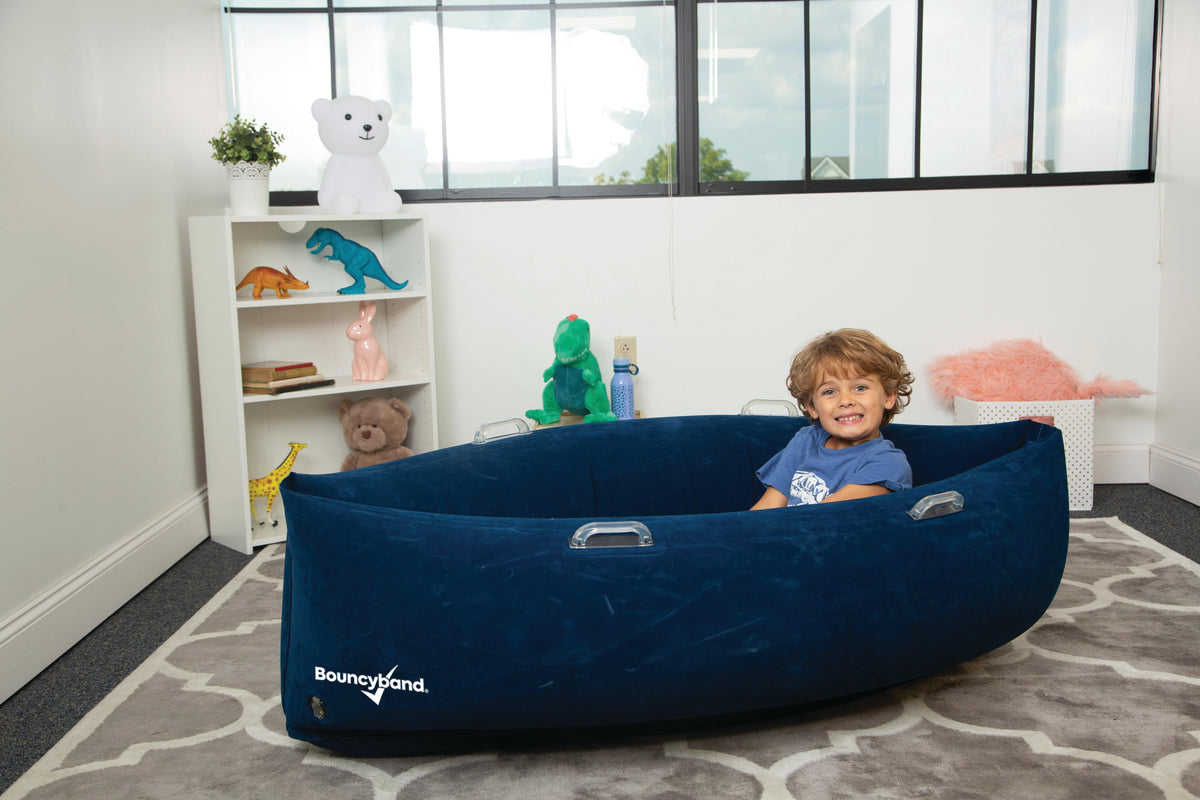 Comfy Hugging Peapod Sensory Pod Blue Inflatable