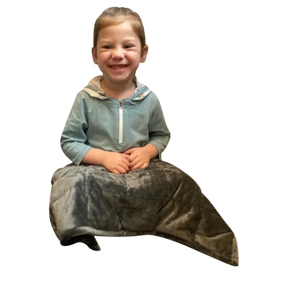 Weighted Lap Pad 2.3kg Grey Velour