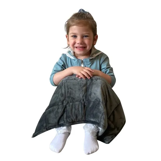 Weighted Lap Pad 2.3kg Grey Velour