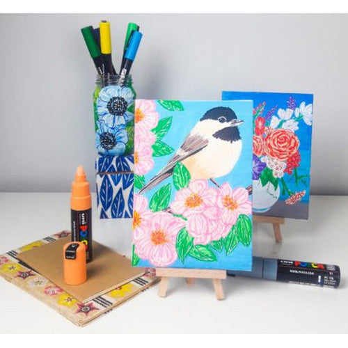 Posca PC-17K Paint Marker Pen Chisel Extra Broad Bundle of 10 Individual Colours