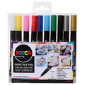 Posca PCF-350 Paint Marker Pen Brush Tip Assorted Wallet of 10