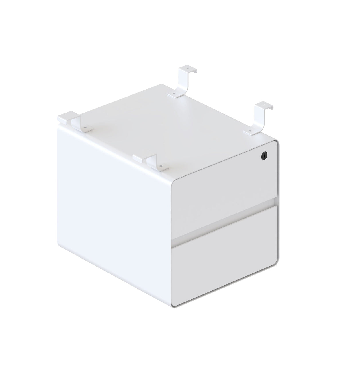 Rapidline Hanging Pedestal 2 Drawer Only Natural White White for Deluxe Infinity