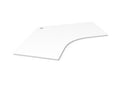 Rapidline Deluxe Infinity 120 Degree Workstation Top 1200 x 1200 x 750 x 25mm Natural White