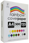 Rainbow Cover Paper A4 125gsm Assorted Pack of 500