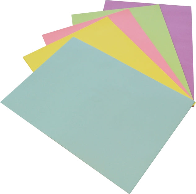 Rainbow Office Paper A3 80gsm Pastel Assorted Pack of 100