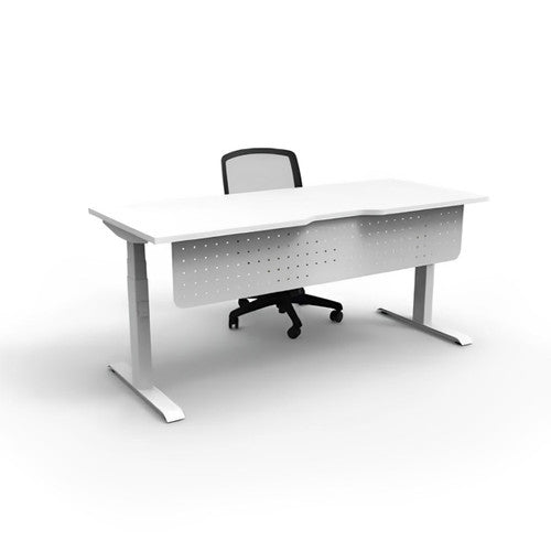 Rapidline Arch Perforated Modesty Panel 1000mm Only White