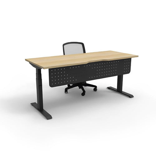 Rapidline Arch Perforated Modesty Panel 1300mm Only Black