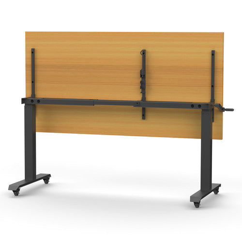 Rapidline Boost Crank Flip Top Table 1800 x 750mm Beech / Black