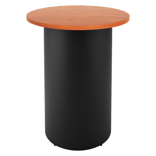 Rapidline High Bar Table Round Drum Base 900mm Diameter Cherry / Black