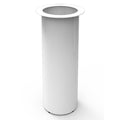 Rapidline Drum Base 450mm Diameter x 1025mm Height Only White for Round Table