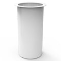 Rapidline Drum Base 600mm Diameter x 1025mm Height Only White for Round Table