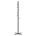 Rapidline Kolo Coat and Hat Stand 6 Hook 1730mm Black