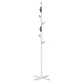 Rapidline Kolo Coat and Hat Stand 6 Hook 1730mm White