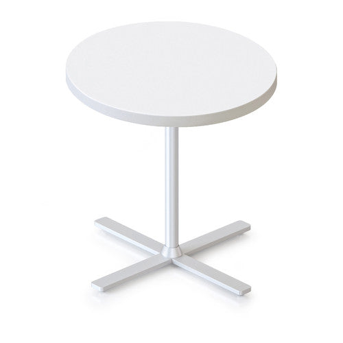 Rapidline Kolo Side and Coffee Table 500 x 457mm Natural White / White