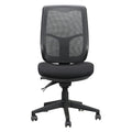 Rapidline Merida High Back Mesh Operator Chair Black Fabric
