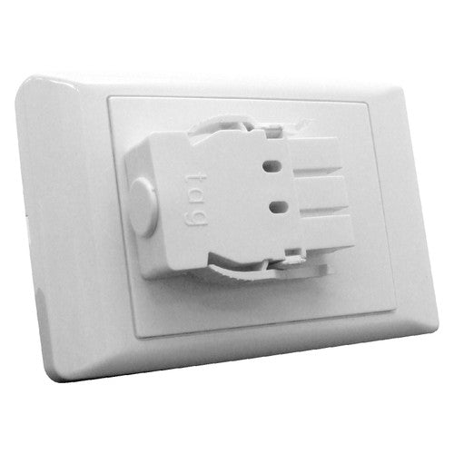 Rapidline Wall Starter Plate Single White