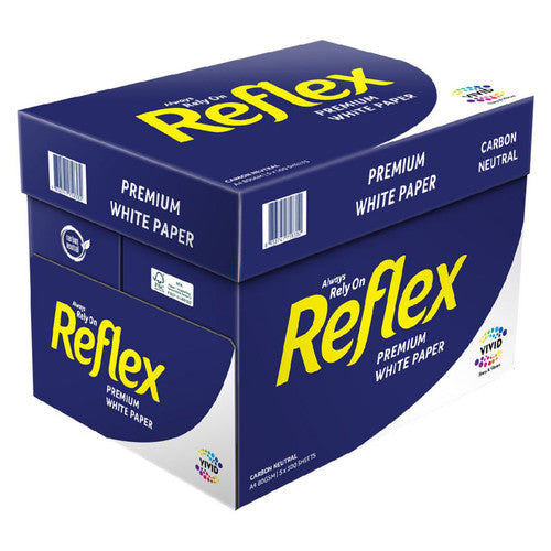 Reflex Copy Paper A4 80gsm White Carton of 15 (500 Sheets Each)