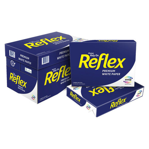 Reflex Copy Paper A4 80gsm White Carton of 15 (500 Sheets Each)