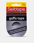 Sellotape Gaffa Tape 48mm x 10m Black Pack of 6