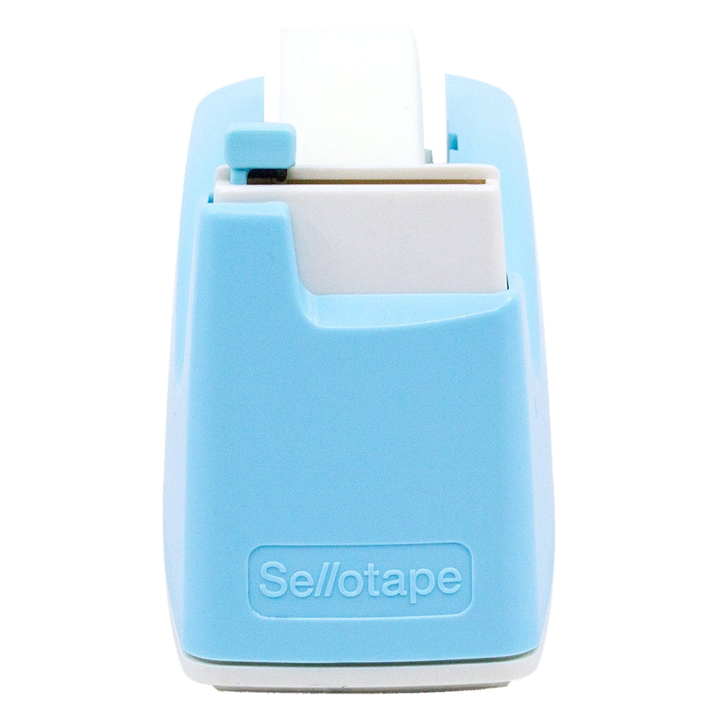 Sellotape Safety Tape Dispenser Mini Blue with Invisible Tape