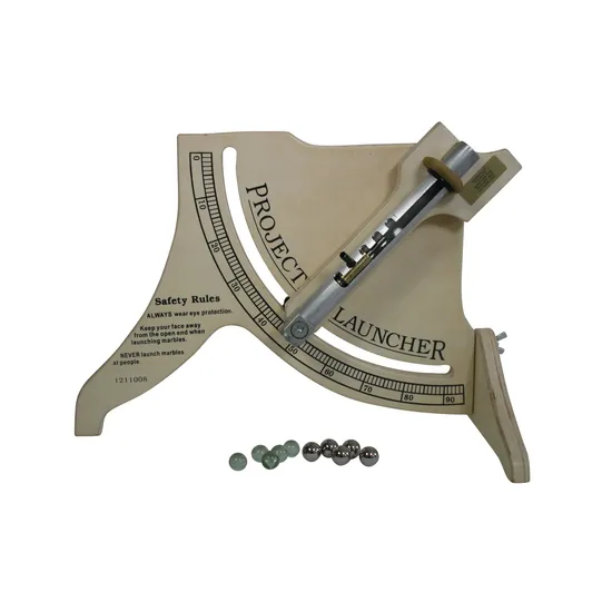 Projectile Launcher with Timber Base