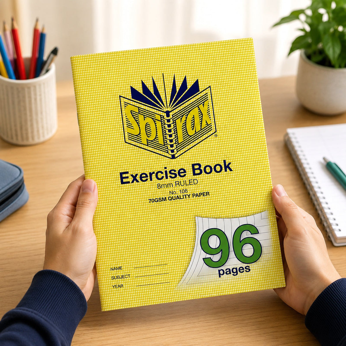 Spirax P138 Graph Book A4 96 Page 10mm Pack 10