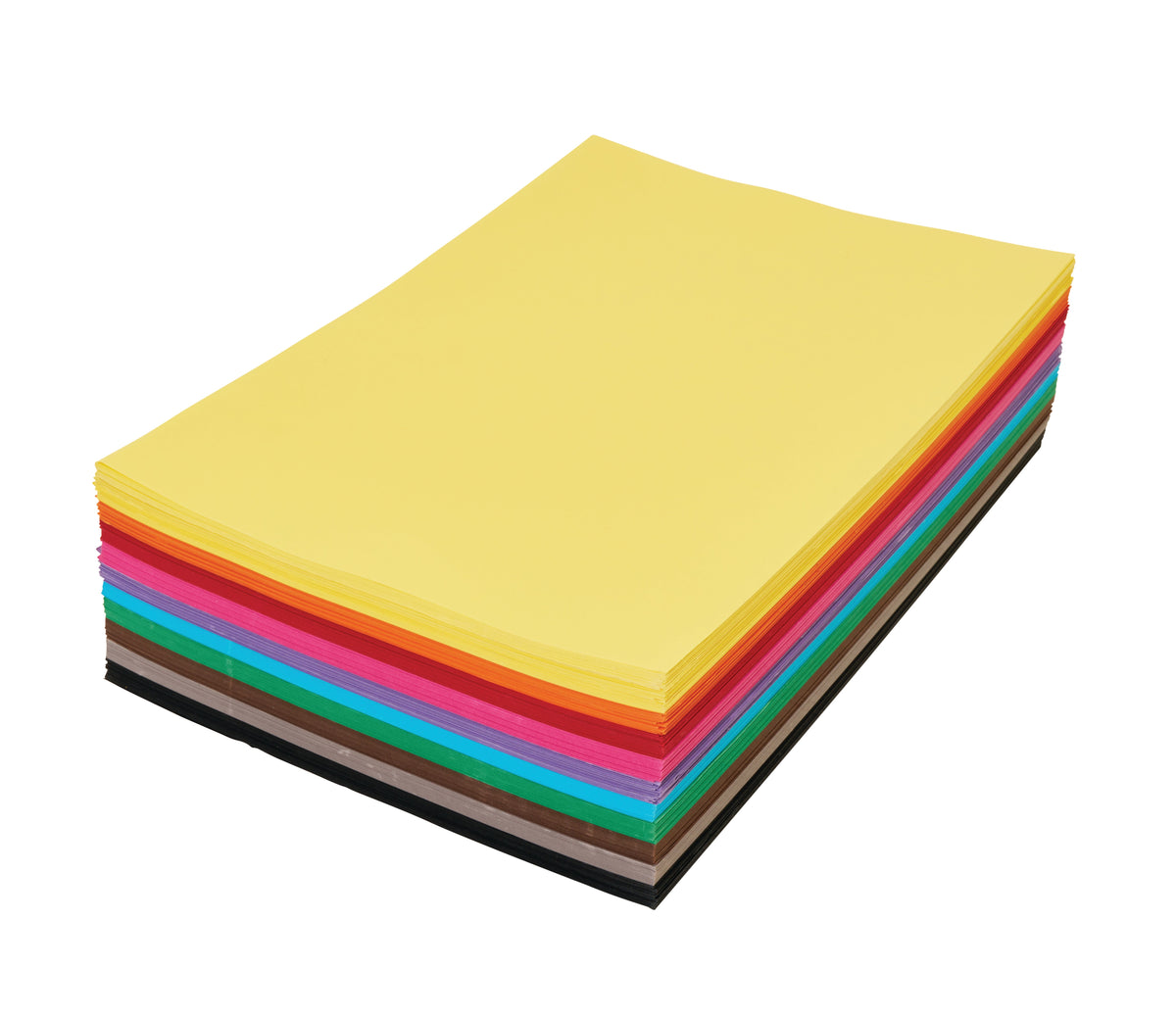 Assorted Cover Paper A4 120gsm Pack of 500 Ten Colours Double Sided