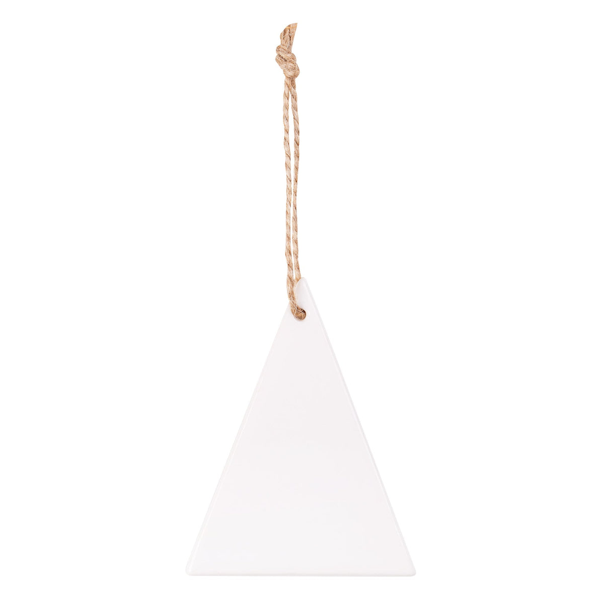 Zart Ceramic Star and Triangle Shapes Pack of 10 Decorate-Your-Own Ornaments