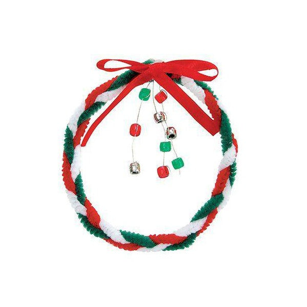 Chenille Stems Christmas Colours Pack of 100 6mm x 30cm Red Green White