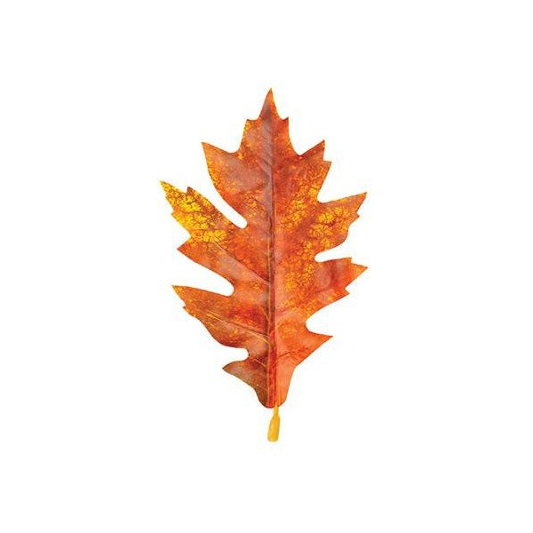 Zart Autumn Leaves Assorted Plastic Pack of 50 Printed Natural Colouring