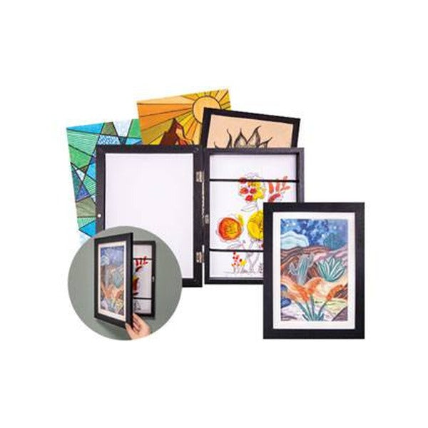 Zart Display and Store Snap Frame A3 Black Holds 50 Extra Sheets
