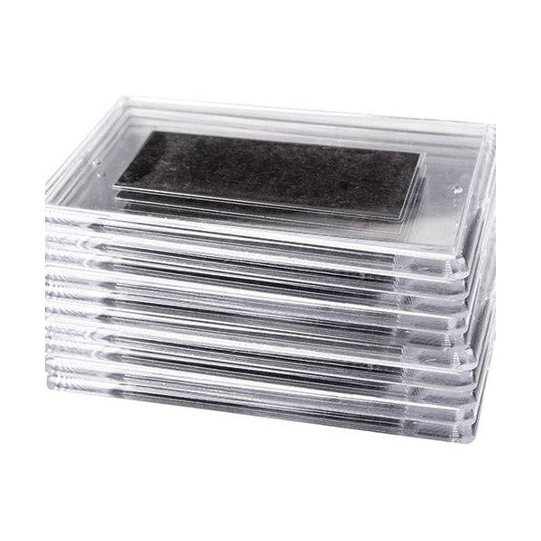 Zart Magnetic Clear Frames Pack of 10 7 x 12cm Fridge Magnet Photo Frames