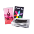 Zart Magnetic Clear Frames Pack of 10 7 x 12cm Fridge Magnet Photo Frames