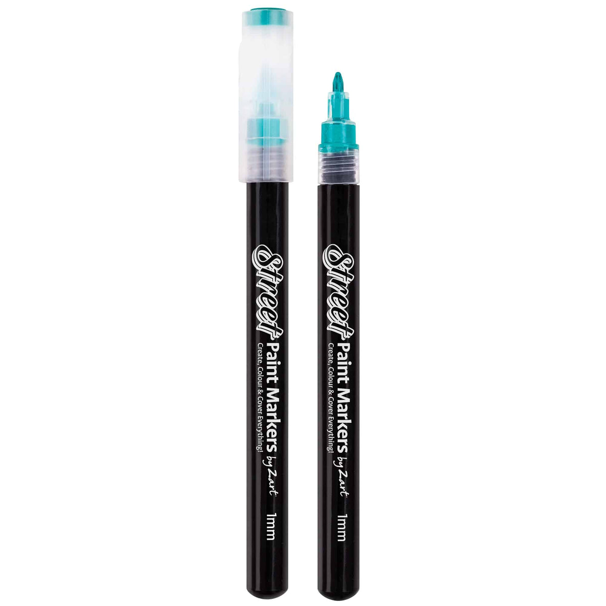 Zart Street Paint Marker 1mm Pack of 24 Assorted 22 Colours Plus Gold and Silver
