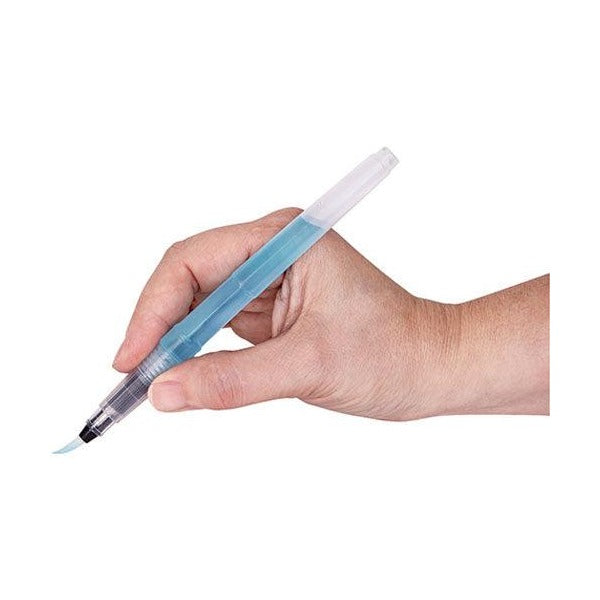 Zart Water Brush Refillable Medium Pack of 12 Taklon No Valve