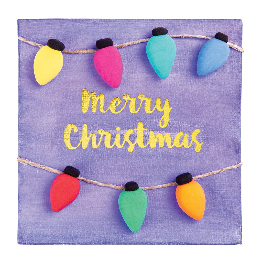 Zart DIY Foil Christmas Canvas 15 x 15cm Pack of 6
