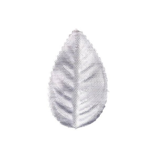 Zart Mini Craft Leaves Metallic Pack of 60 Gold and Silver Stiff Synthetic Fabric