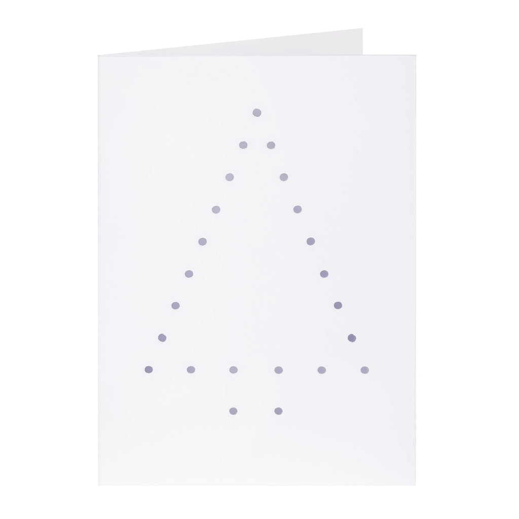 Stitch Cards Tree and Star Pack of 30 Pre Drilled Cards for Sewing