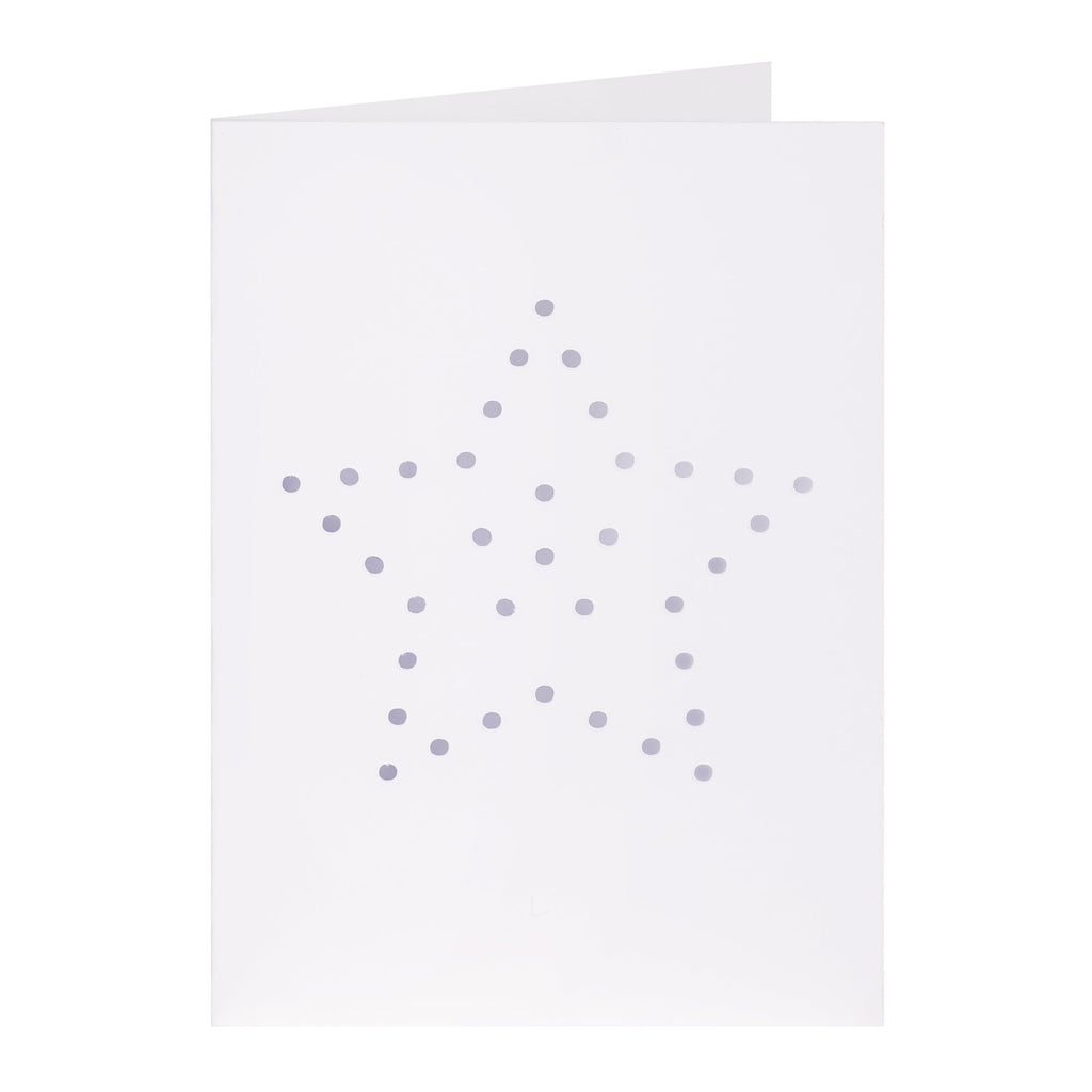 Stitch Cards Tree and Star Pack of 30 Pre Drilled Cards for Sewing