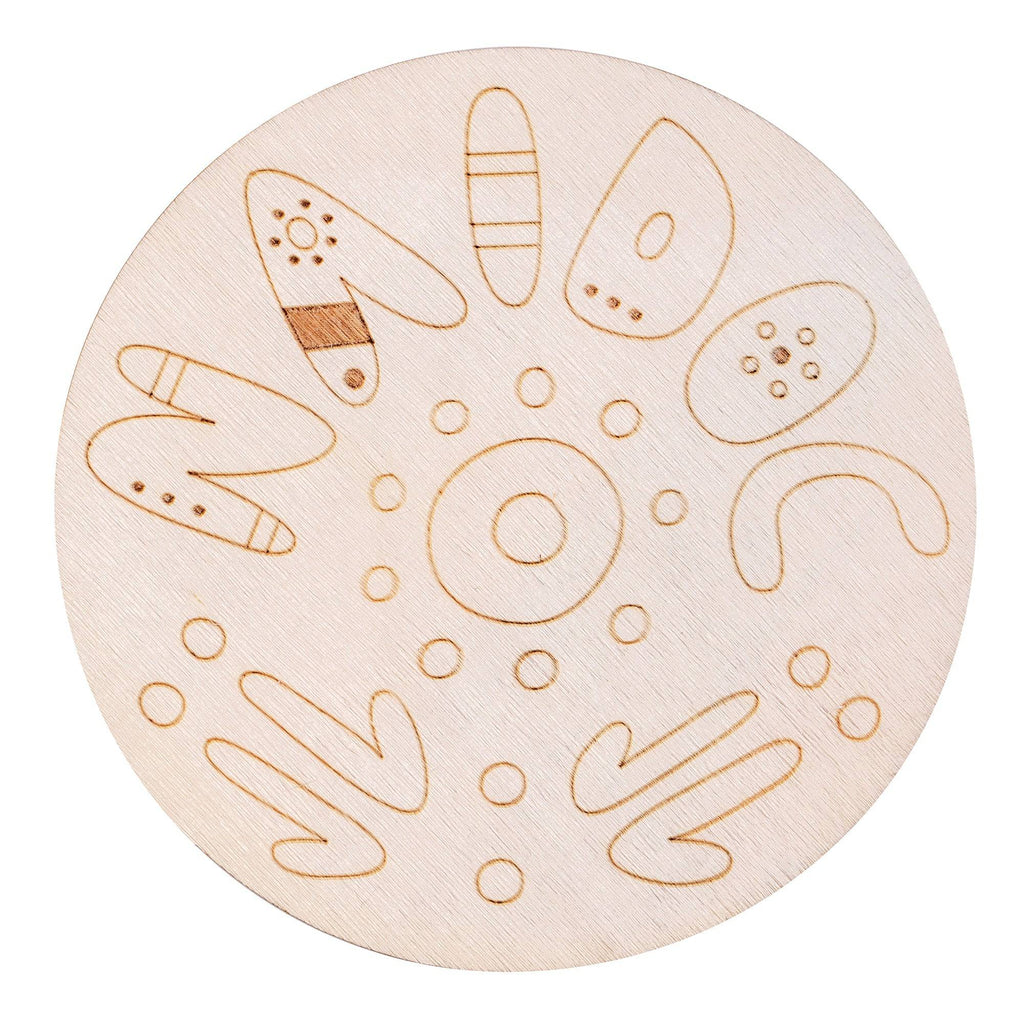 Zart Wooden Coasters NAIDOC Pack of 20