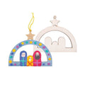 Zart Wooden Nativity Hanger Pack of 12