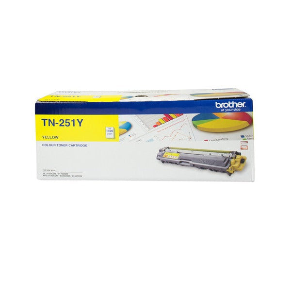 Brother TN251Y Toner Cartridge 1400 Pages Yellow