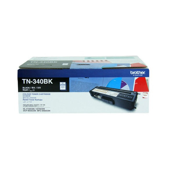 Brother TN340BK Toner Cartridge 2500 Pages Black