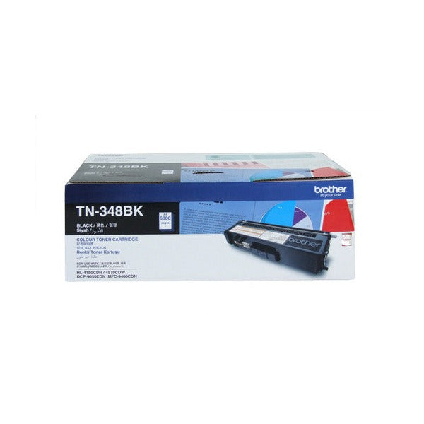 Brother TN348BK High Yield Toner Cartridge 6000 Pages Black