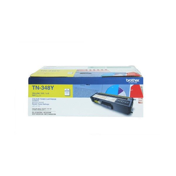 Brother TN348Y High Yield Toner Cartridge 6000 Pages Yellow